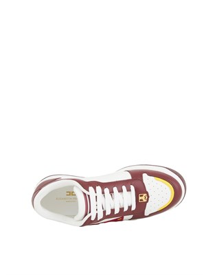 SNEAKERS ELISABETTA FRANCHI BORDEAUX in DONNA