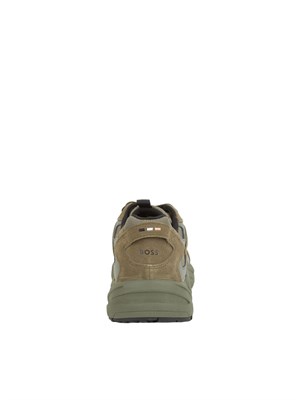 SNEAKERS BOSS VERDE in UOMO