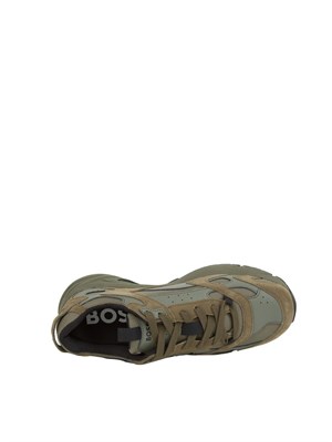 SNEAKERS BOSS VERDE in UOMO