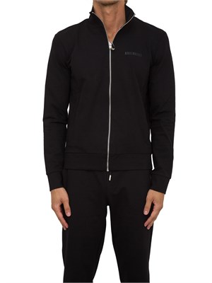 FELPA BIKKEMBERGS NERO in UOMO