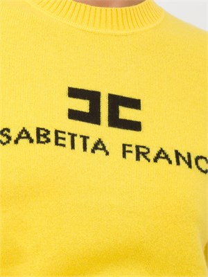MAGLIA ELISABETTA FRANCHI GIALLO in DONNA