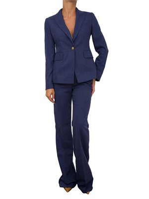 GIACCA MONOPETTO MARELLA BLU DENIM in DONNA