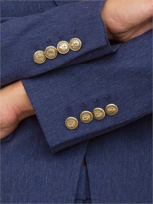 GIACCA MONOPETTO MARELLA BLU DENIM in DONNA