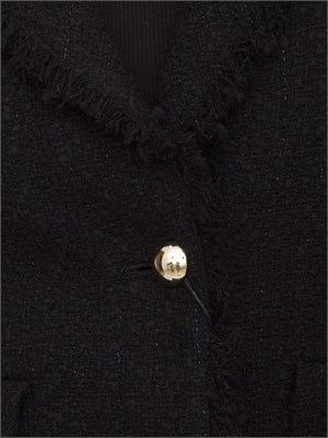 GIACCA MONOPETTO EMME MARELLA NERO in DONNA