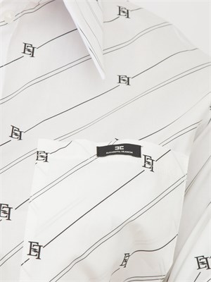 CAMICIA MANICA LUNGA ELISABETTA FRANCHI BIANCO in DONNA