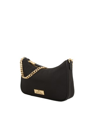BORSA A SPALLA ELISABETTA FRANCHI NERO in DONNA