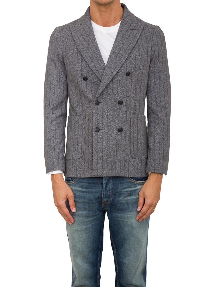 GIACCA DOPPIOPETTO CIRCOLO 1901 GRIGIO