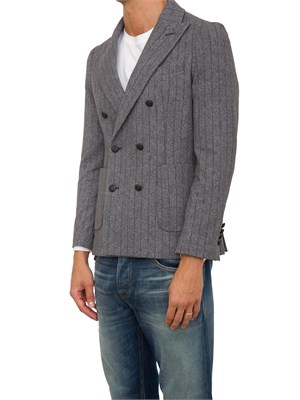 GIACCA DOPPIOPETTO CIRCOLO 1901 GRIGIO in UOMO