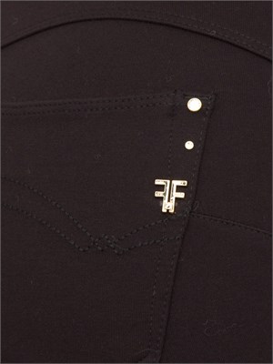 PANTALONE CASUAL FRACOMINA NERO in DONNA