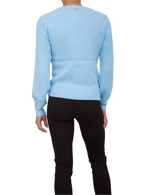 MAGLIA FRACOMINA CELESTE in DONNA
