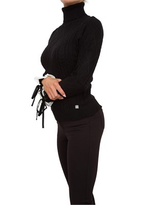 MAGLIA FRACOMINA NERO in DONNA
