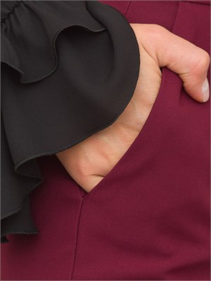 PANTALONE CASUAL FRACOMINA BORDEAUX in DONNA
