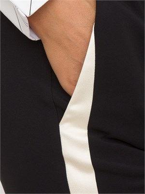 PANTALONE CASUAL ELISABETTA FRANCHI NERO in DONNA