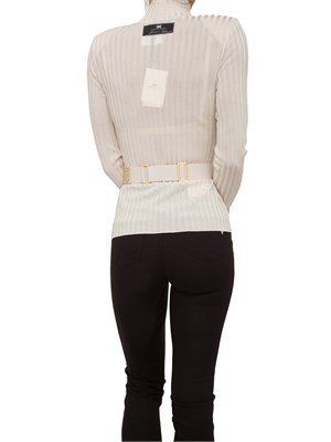 MAGLIA ELISABETTA FRANCHI BEIGE in DONNA