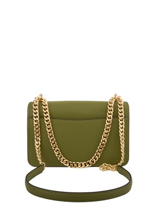 BORSA A SPALLA MICHAEL MICHAEL KORS VERDE in DONNA