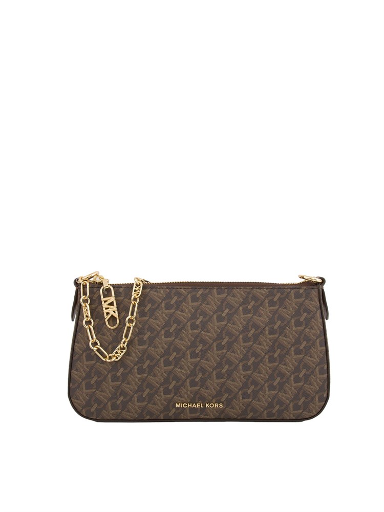 BORSA A SPALLA MICHAEL MICHAEL KORS MARRONE
