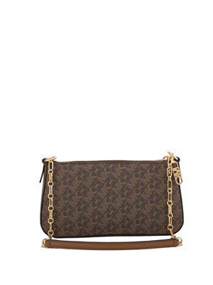 BORSA A SPALLA MICHAEL MICHAEL KORS MARRONE in DONNA