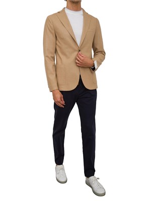 GIACCA MONOPETTO ELEVENTY CAMMELLO in UOMO