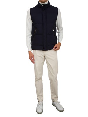 GILET CORNELIANI BLU in UOMO