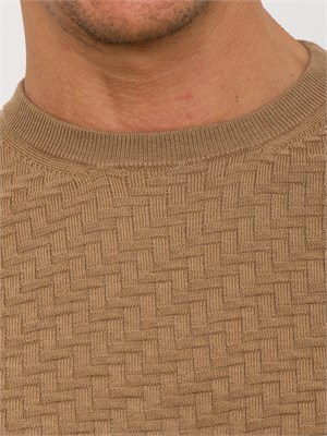 MAGLIA CORNELIANI CAMMELLO in UOMO