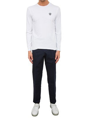 PANTALONE CASUAL ARMANI EXCHANGE BLU in UOMO