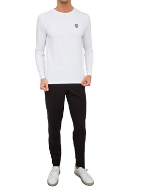 PANTALONE CASUAL ARMANI EXCHANGE NERO in UOMO
