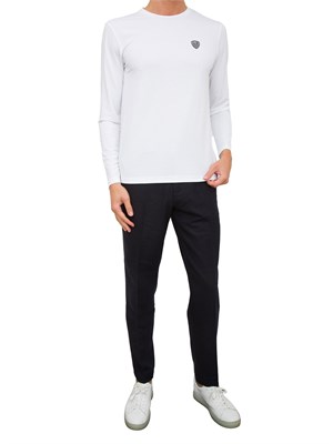 PANTALONE CASUAL ARMANI EXCHANGE BLU in UOMO