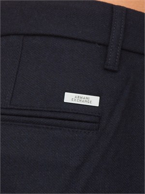 PANTALONE CASUAL ARMANI EXCHANGE BLU in UOMO