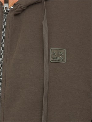 FELPA ARMANI EXCHANGE VERDE in UOMO