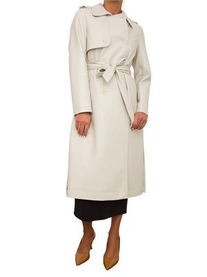 TRENCH TWIN-SET GRIGIO in DONNA