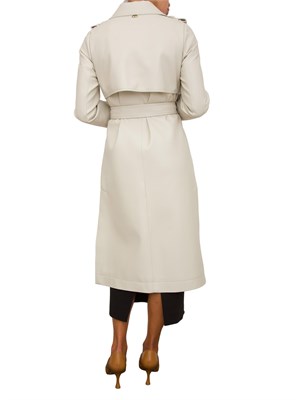 TRENCH TWIN-SET GRIGIO in DONNA
