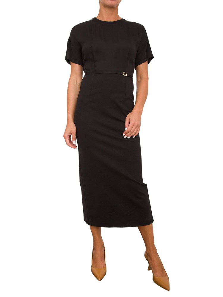 VESTITO TWIN-SET NERO