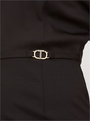VESTITO TWIN-SET NERO in DONNA