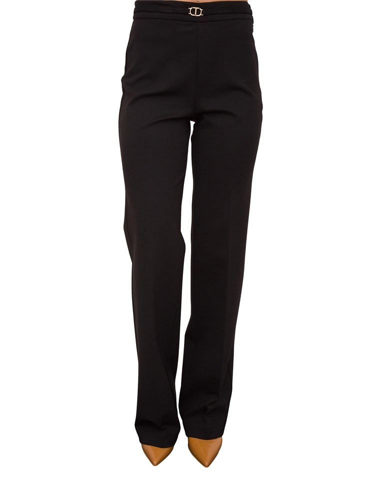 PANTALONE CASUAL TWIN-SET NERO