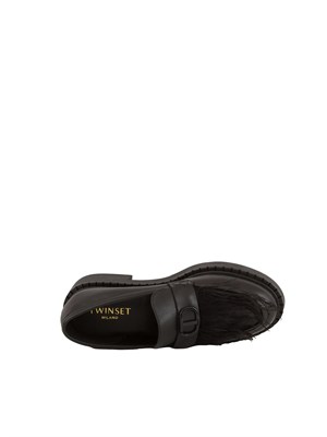 MOCASSINI TWIN-SET NERO in DONNA