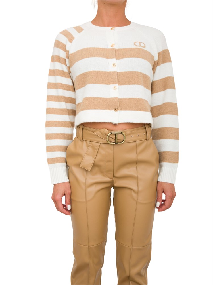 CARDIGAN TWIN-SET BEIGE