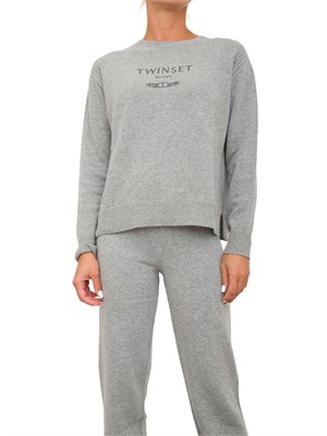 MAGLIA TWIN-SET GRIGIO in DONNA