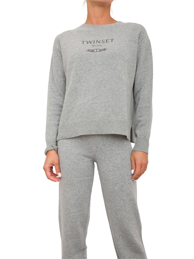 MAGLIA TWIN-SET GRIGIO