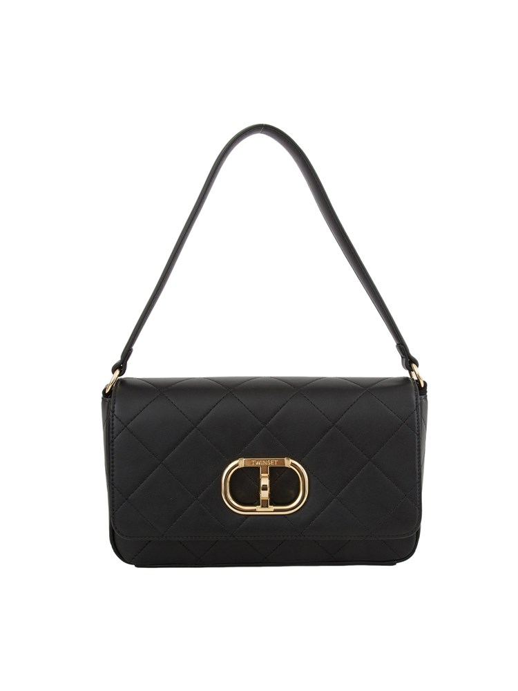 BORSA A SPALLA TWIN-SET NERO