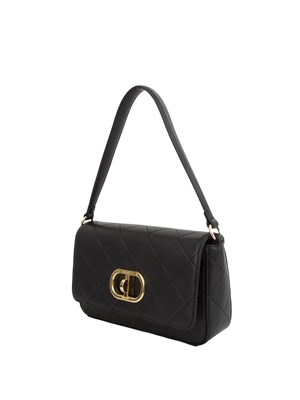 BORSA A SPALLA TWIN-SET NERO in DONNA