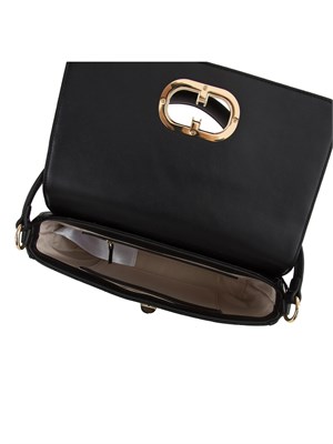 BORSA A SPALLA TWIN-SET NERO in DONNA