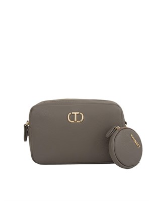 BORSA A SPALLA TWIN-SET GRIGIO in DONNA
