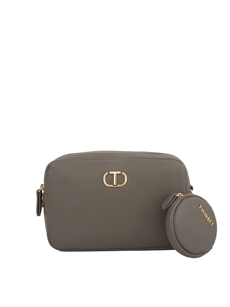 BORSA A SPALLA TWIN-SET GRIGIO