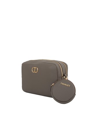 BORSA A SPALLA TWIN-SET GRIGIO in DONNA