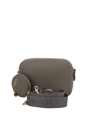 BORSA A SPALLA TWIN-SET GRIGIO in DONNA