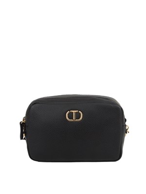 BORSA A SPALLA TWIN-SET NERO in DONNA