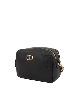 BORSA A SPALLA TWIN-SET NERO in DONNA