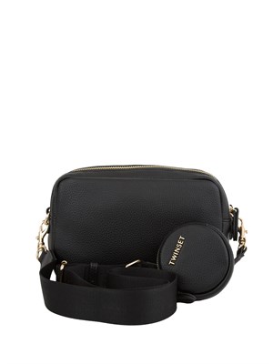 BORSA A SPALLA TWIN-SET NERO in DONNA