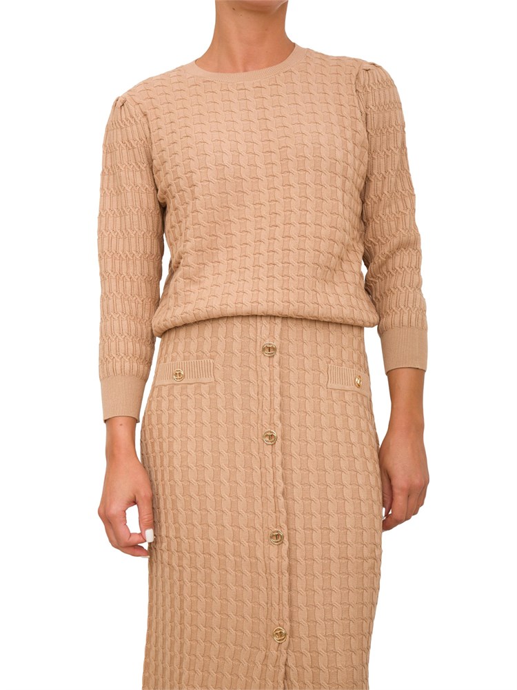 MAGLIA TWIN-SET BEIGE
