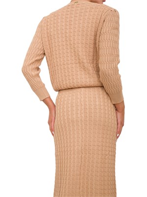 MAGLIA TWIN-SET BEIGE in DONNA